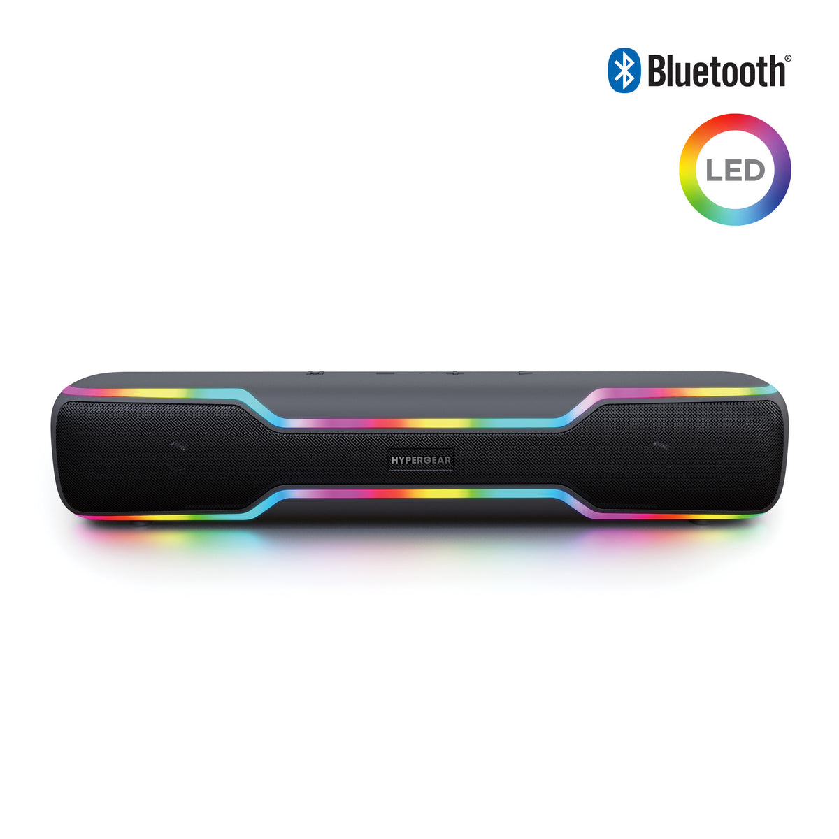 HyperGear HyperBeam 20W LED Wireless Speaker ā Gunmetal