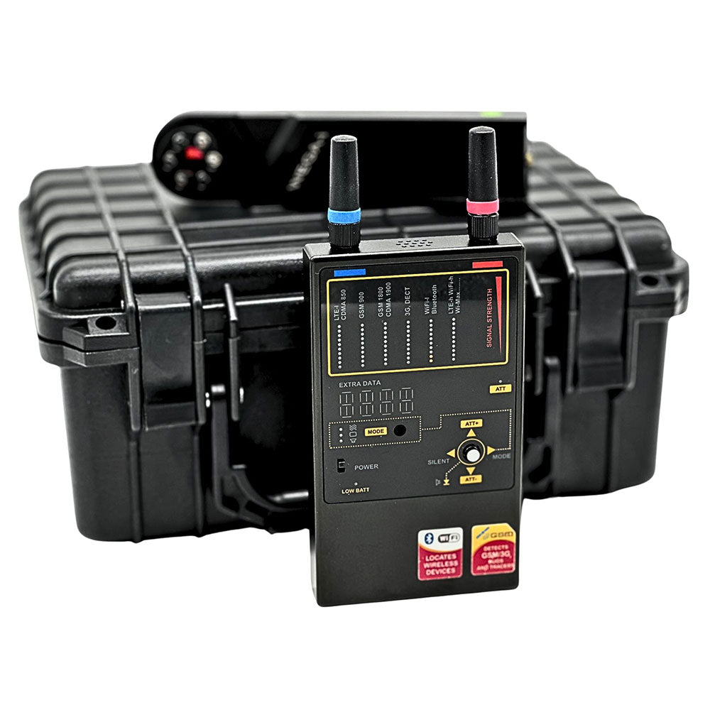 KJB DD1207 Elite RF Detector & Wega Lens Finder Kit