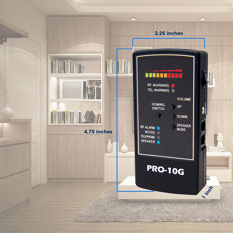 PRO-10G Cell Phone & GPS Bug Detector (DD804)