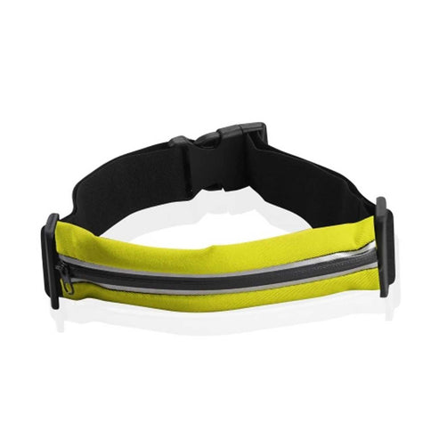 Reiko Stretch Sports Waist Pack with Zipper – Yellow
