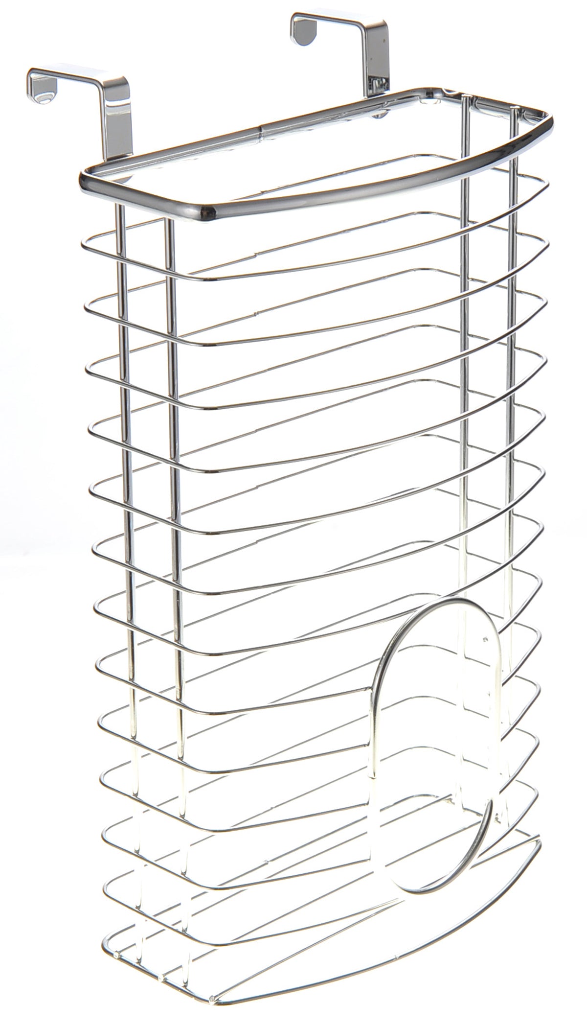 Chrome Cabinet Plastic Bag Storage Organizer