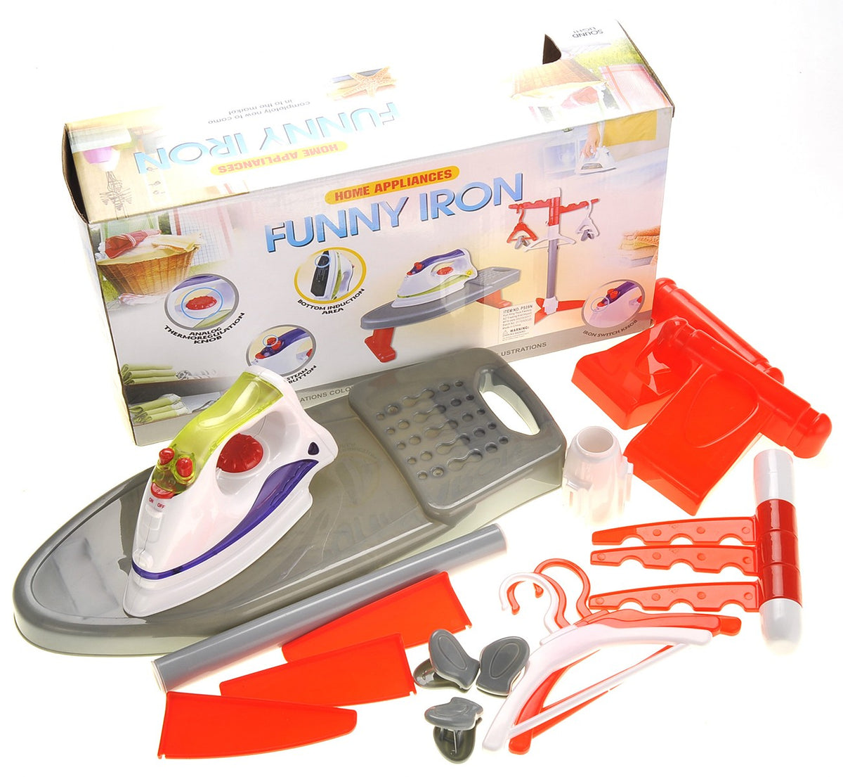 Little Helper Toy Ironing Set with Light & Steam Sounds
