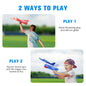 LED Foam Airplane Gliders with Launcher – 3-Pack