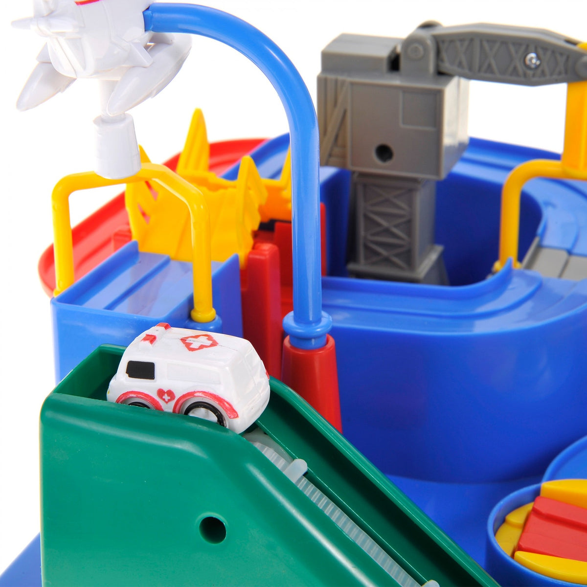 Kids’ Car Adventure Obstacle Course Playset – 3 Mini Vehicles