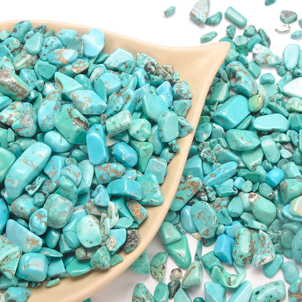 Turquoise Tumbled Chips Stone (1 Pound)