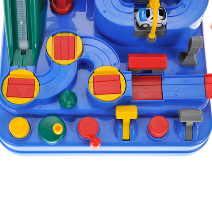 Kids’ Car Adventure Obstacle Course Playset – 3 Mini Vehicles