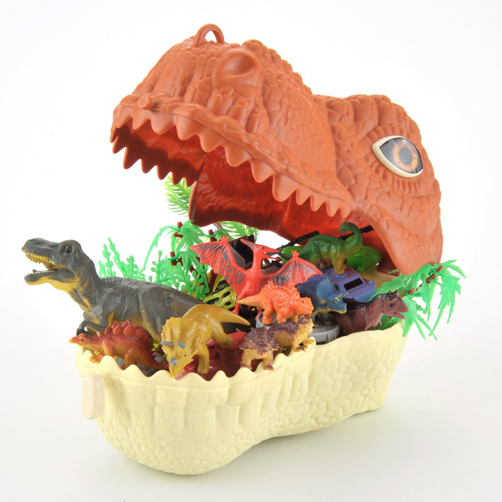 Military Dinosaur Toy Playset, 49 Pieces With Storage Case - US Stores