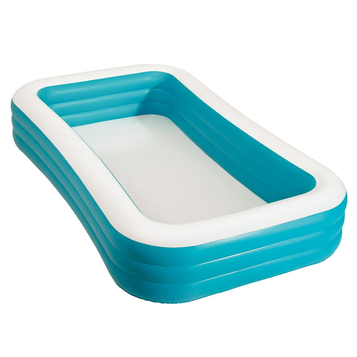 10ft Family Inflatable Swimming Pool, Rectangular, Age 6 & up, Unisex - US Stores