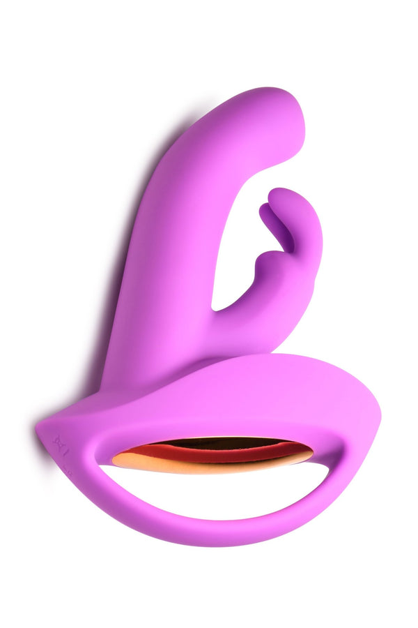 10x Come Hither Rocket Silicone Vibrator - Purple - US Stores