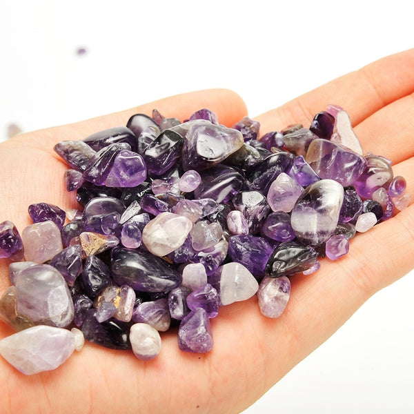 Amethyst Tumbled Chips Stone (1 Pound)