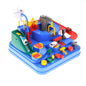 Kids’ Car Adventure Obstacle Course Playset – 3 Mini Vehicles