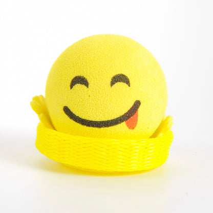 Jumping Emoticon Popper Toys – 24-Pack Party Favors
