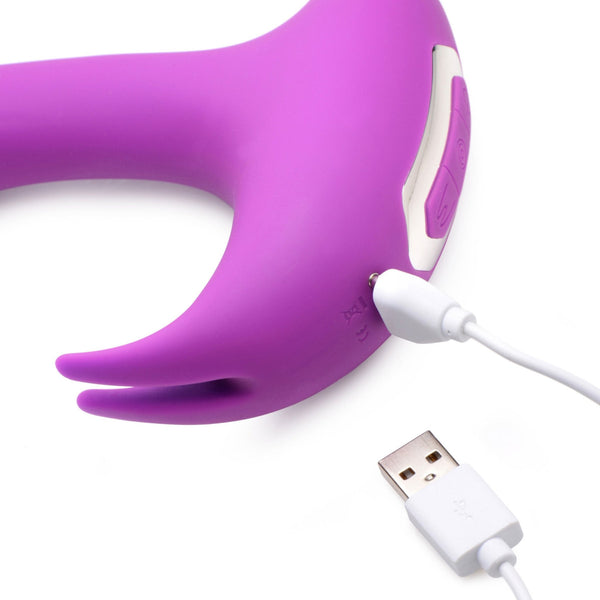 12x Lux Rocker Pulsing and Vibrating G - Spot Rabbit - Pink - US Stores