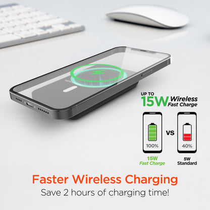 HyperGear 5,000mAh Magnetic Wireless Power Bank – Black