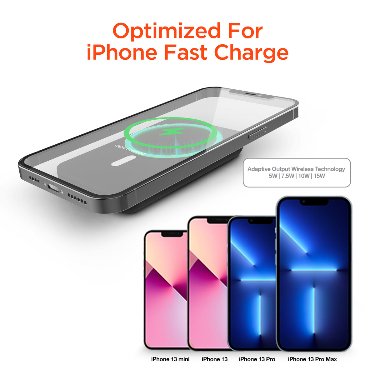 HyperGear 5,000mAh Magnetic Wireless Power Bank – Black