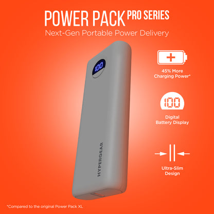 HyperGear Power Pack Pro+ 20,000mAh 35W Power Bank – Gray