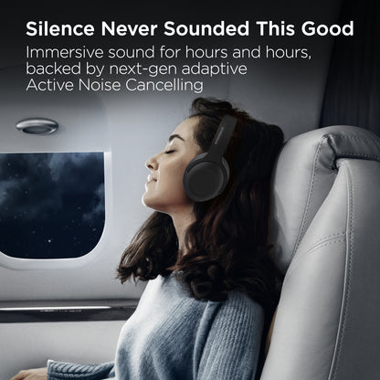 HyperGear Stealth2 ANC Wireless Over-Ear Headphones – Black
