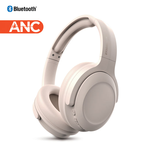 HyperGear Stealth2 ANC Wireless Over-Ear Headphones – Bone