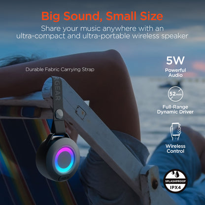 HyperGear Wireless Audio Essentials Duo – Speaker & Headphones, Beige
