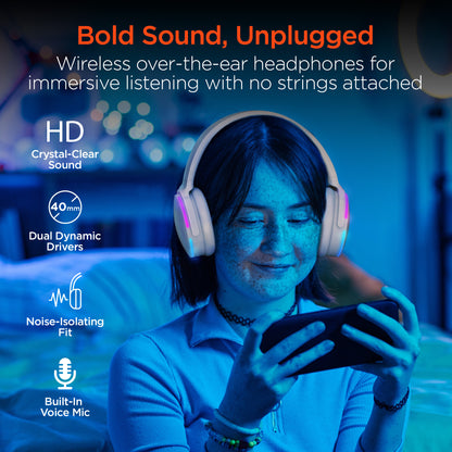 HyperGear Wireless Audio Essentials Duo – Speaker & Headphones, Beige