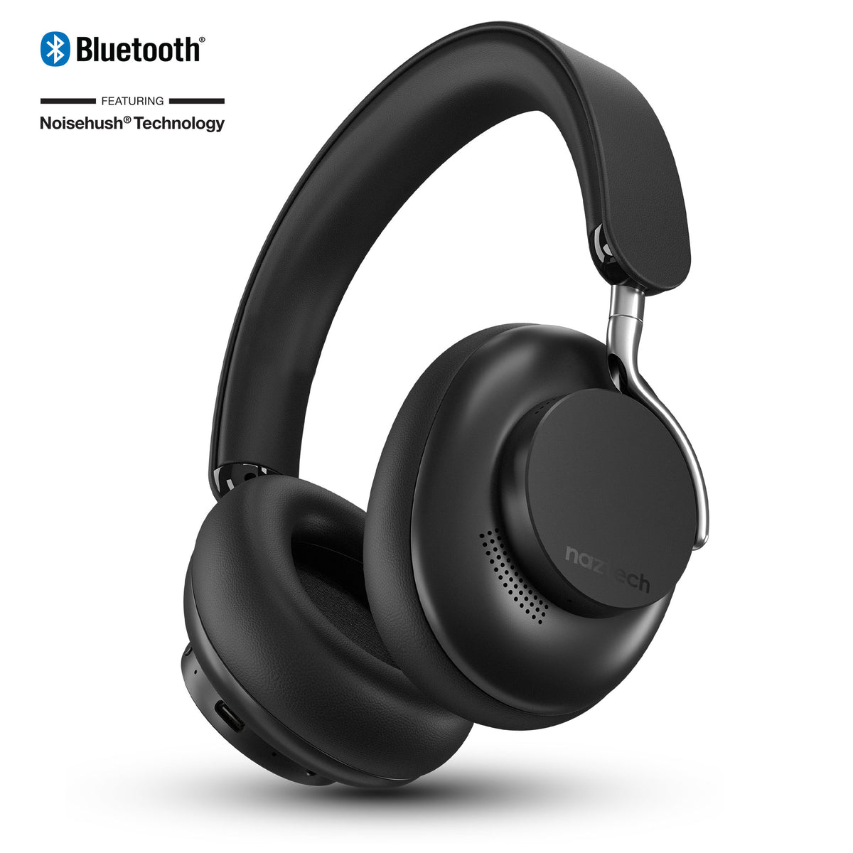 Naztech Aura 360 ANC Wireless Over-Ear Headphones – Midnight