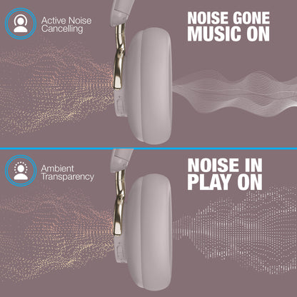 Naztech Aura 360 ANC Wireless Over-Ear Headphones – Moondust