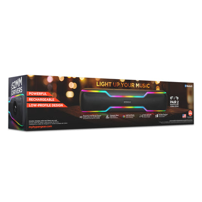 HyperGear HyperBeam 20W LED Wireless Speaker – Gunmetal