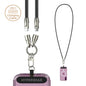 HyperGear 2-in-1 Crossbody Phone Strap & USB-C Charging Cable – Black