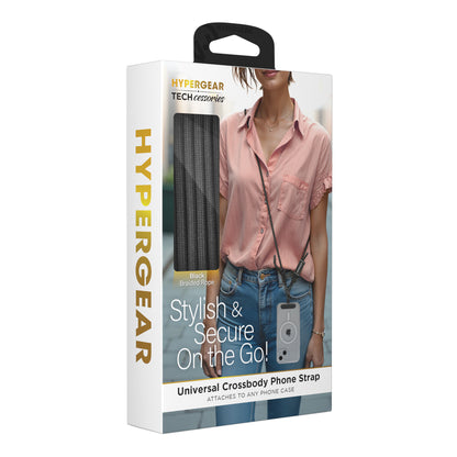 HyperGear Universal Crossbody Phone Strap – Black