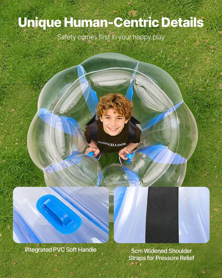 2 - Pack 4FT/1.2M Inflatable Bumper Balls PVC Body Sumo Zorb Ball Outdoor Game - US Stores