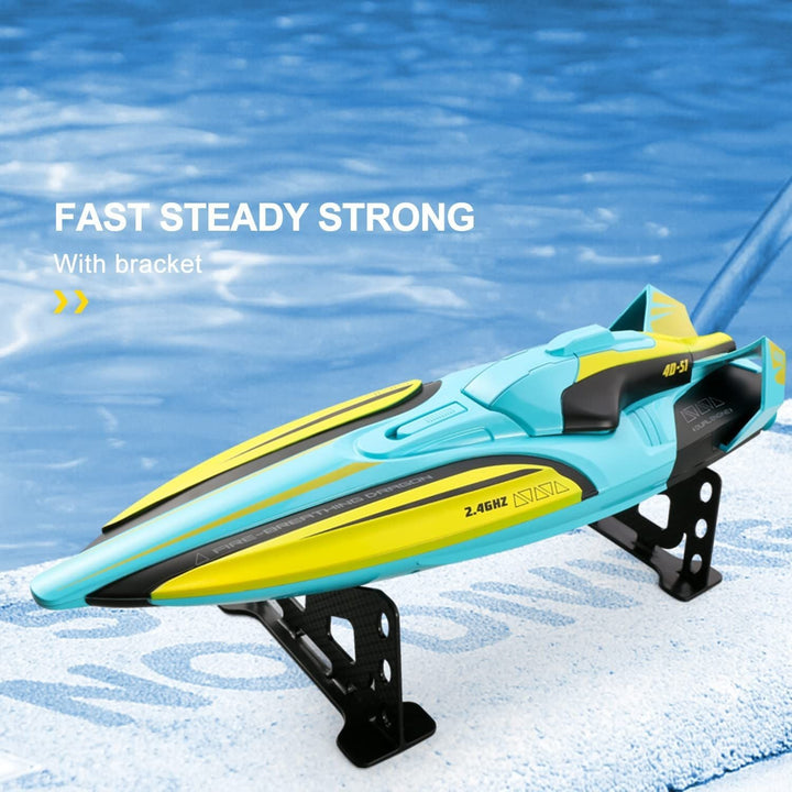 2.4GHz Racing Boats 4DRC S1 Boat Remote Control Boat for Kids Adults 25+ MPH. - US Stores