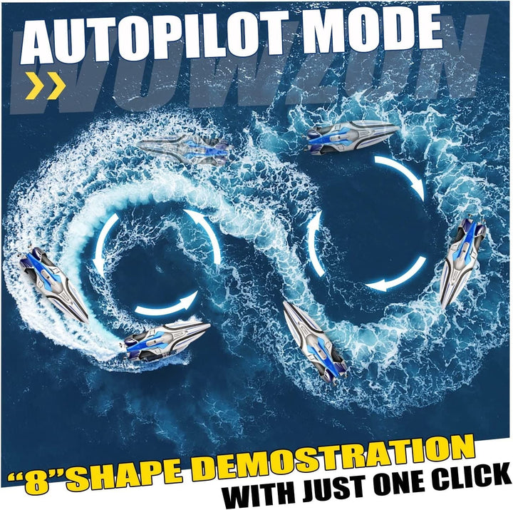 2.4GHz Racing Boats 4DRC S1 Boat Remote Control Boat for Kids Adults 25+ MPH. - US Stores