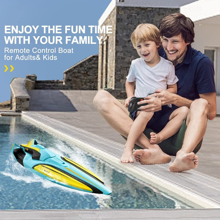 2.4GHz Racing Boats 4DRC S1 Boat Remote Control Boat for Kids Adults 25+ MPH. - US Stores