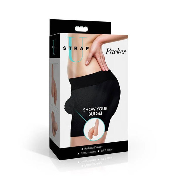 3.6" Silicone Packer Dildo - Light - US Stores