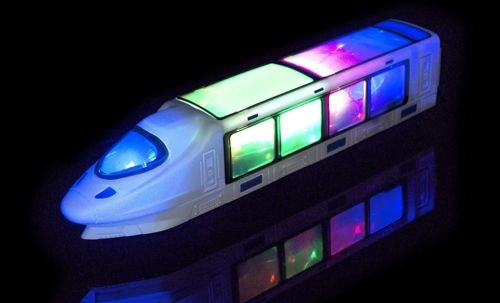 3D lightning electric train toy with colorful lights and music
