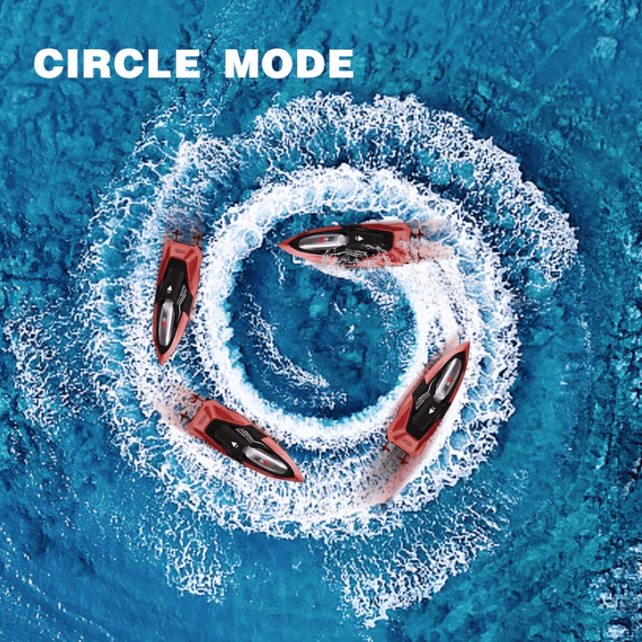 4DRC S5 Fast RC Boat 2.4 GHz 20+ MPH Racing Boats for Pools and Lakes,Remote Control, and Rechargeable Boat Battery for Adults and Kids - US Stores