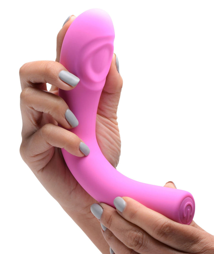 5 Star 9x Pulsing G - Spot Silicone Vibrator - Pink - US Stores