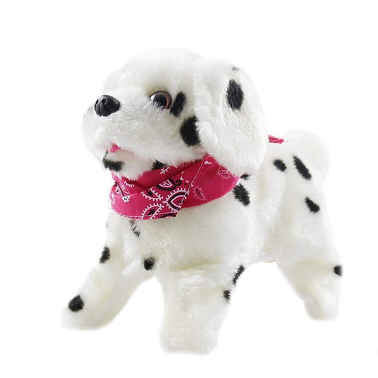 Somersault Toy Puppy – Walking, Barking & Flipping, Black/White