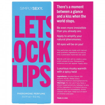 Simply Sexy Pheromone Perfume Lets Lock Lips 0.3 Oz - US Stores