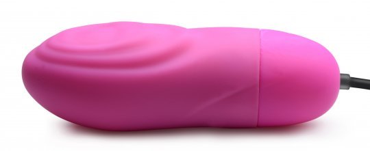7X Pulsing Rechargeable Silicone Vibrator - Pink - US Stores
