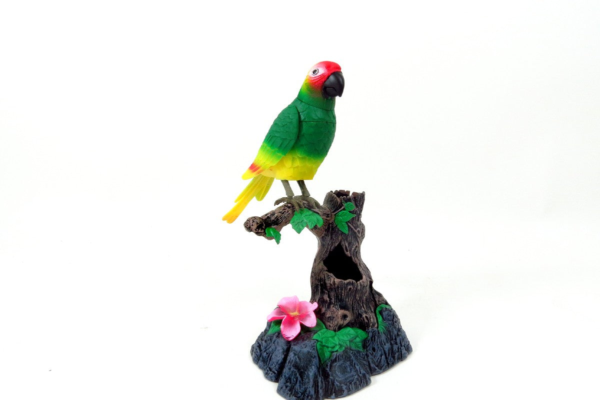 Talking Parrot Toy – Voice-Repeating Animated Bird with Pen Holder