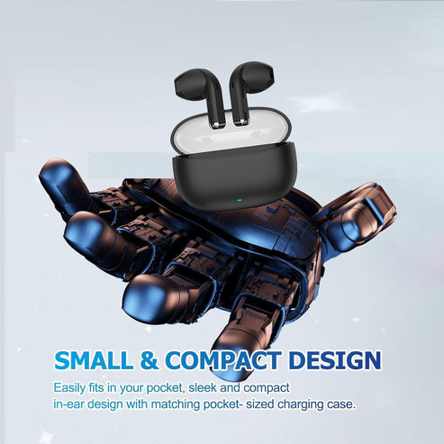 Reiko Bluetooth 5.0 Wireless Stereo Earbuds with Charging Case – Beige
