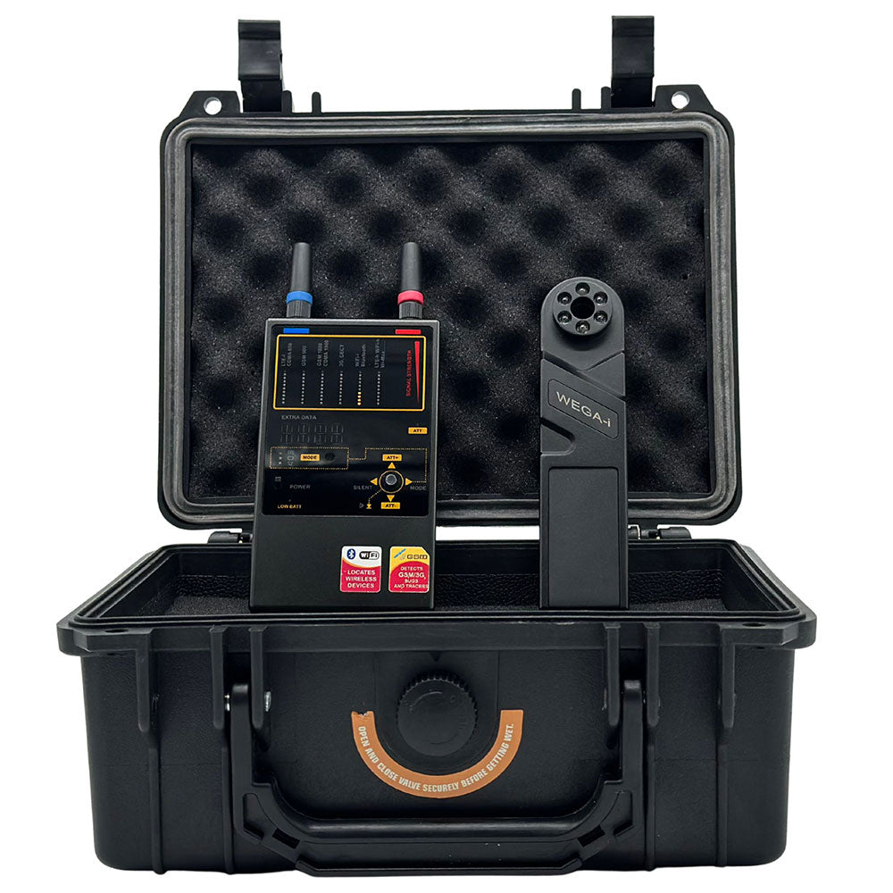 KJB DD1207 Elite RF Detector & Wega Lens Finder Kit