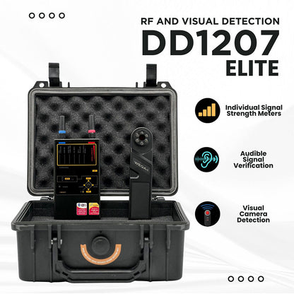 KJB DD1207 Elite RF Detector & Wega Lens Finder Kit