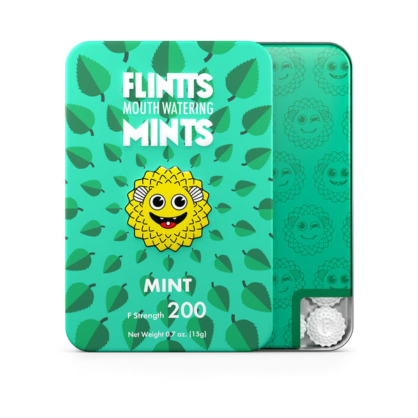 Flintts Mouth Watering Mints Mint - F-Strength 200