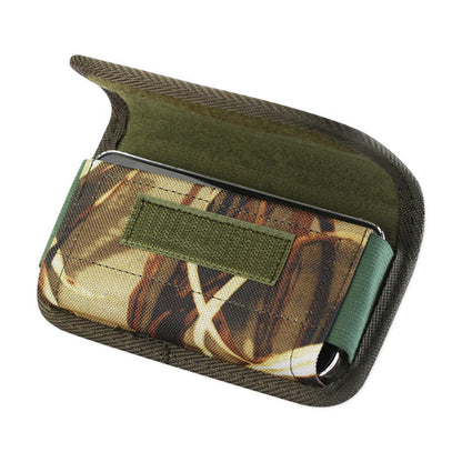 Reiko Compact Horizontal Phone Pouch with Belt Clip – Camouflage, 3.8-Inch