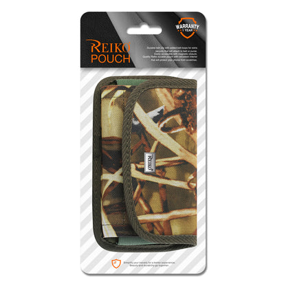 Reiko Compact Horizontal Phone Pouch with Belt Clip – Camouflage, 3.8-Inch