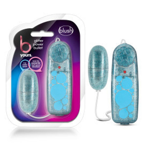 B Yours - Glitter Power Bullet - Blue - US Stores