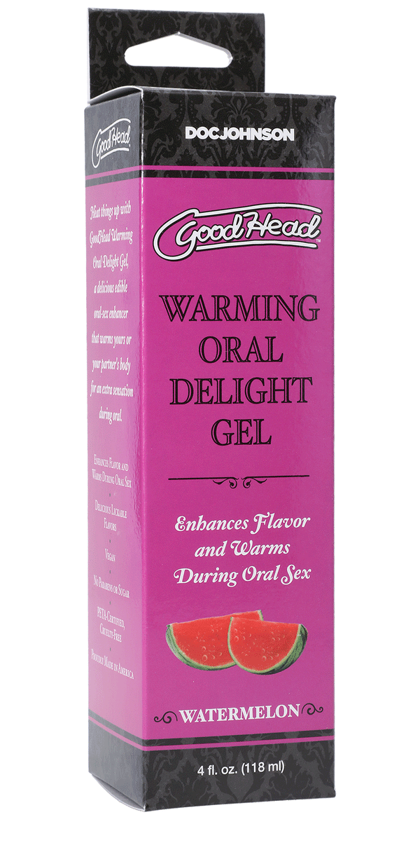 Goodhead - Warming Oral Delight Gel - Watermelon - 4 Fl. Oz.