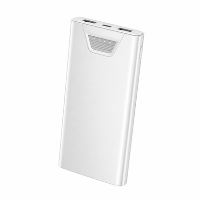 Reiko 10,000mAh Dual USB Output Power Bank – White